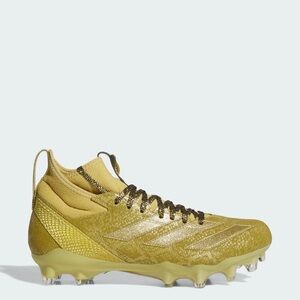 Adidas Adizero Impact Football Cleats -Gold Metallic Adidas Gold High-Top Cleats